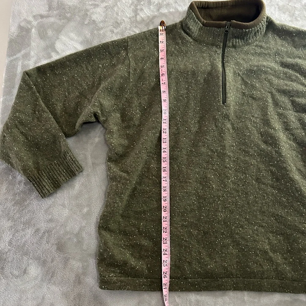Woolrich quarter zip green sweater - Picture 8 of 11